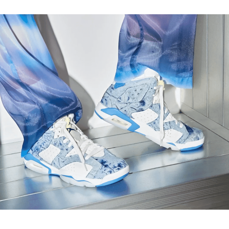 Giày Nike Air Jordan 6 Retro Washed Denim DM9045-100 - Ảnh 4