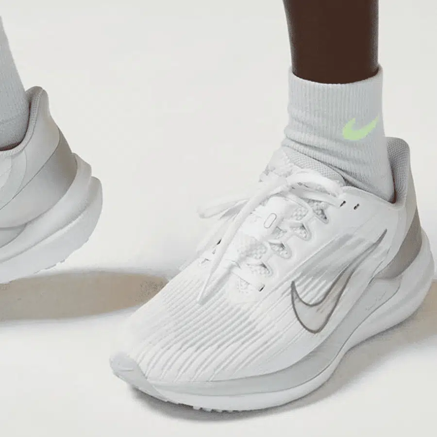 Giày Nike Air Winflo 9 'White Metallic Silver' DD8686-100 - Ảnh 6