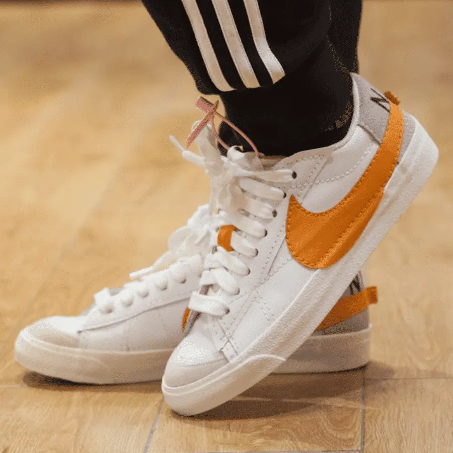 Giày Nike Blazer Low Jumbo White Orange DN2158-100 - Ảnh 5