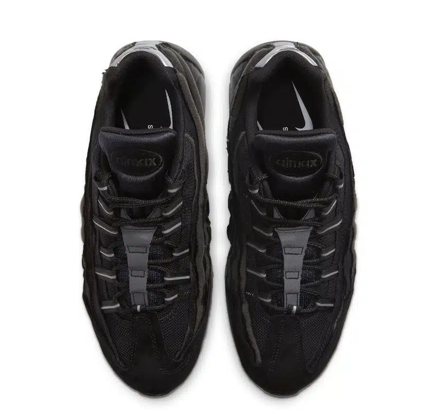 Giày Nike Comme des Garçons x Air Max 95 'Black' CU8406-001 - Ảnh 4