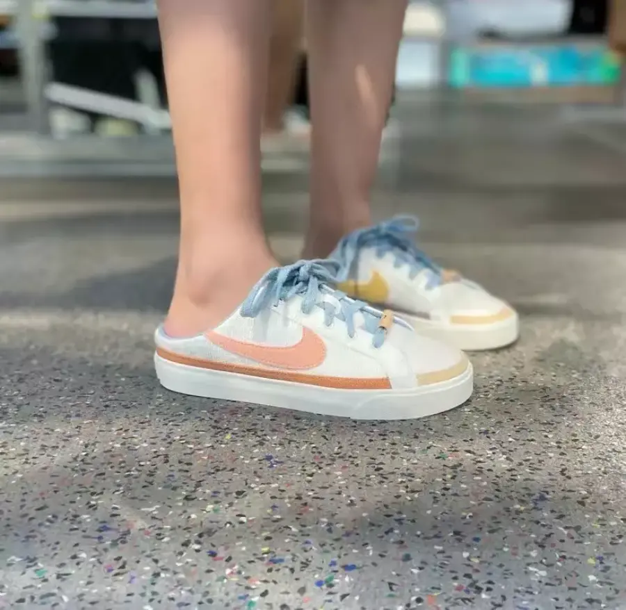 Giày Nike Court Legacy Mule 'Sail Light Madder Root' DV1741-181 - Ảnh 8