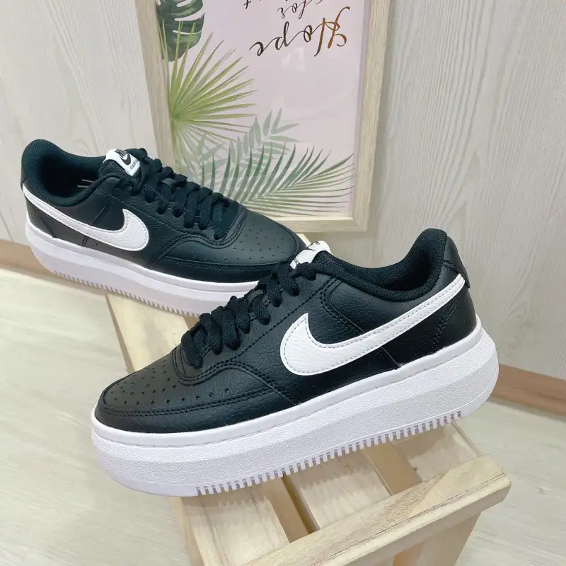 Giày Nike Court Vision Alta 'Black White' DM0113-002 - Ảnh 7