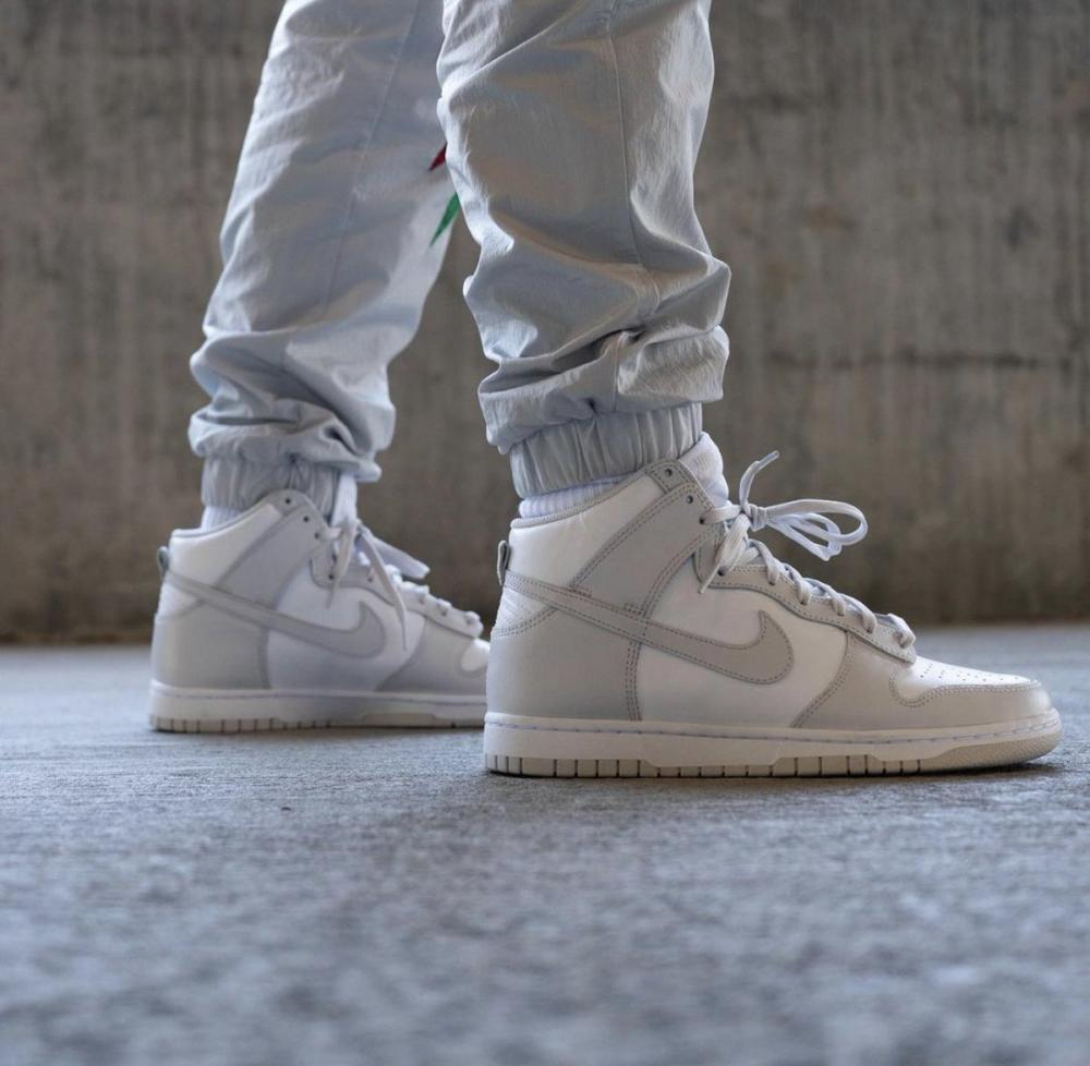 Giày Nike Dunk High 'Vast Grey' DD1399-100 - Ảnh 4