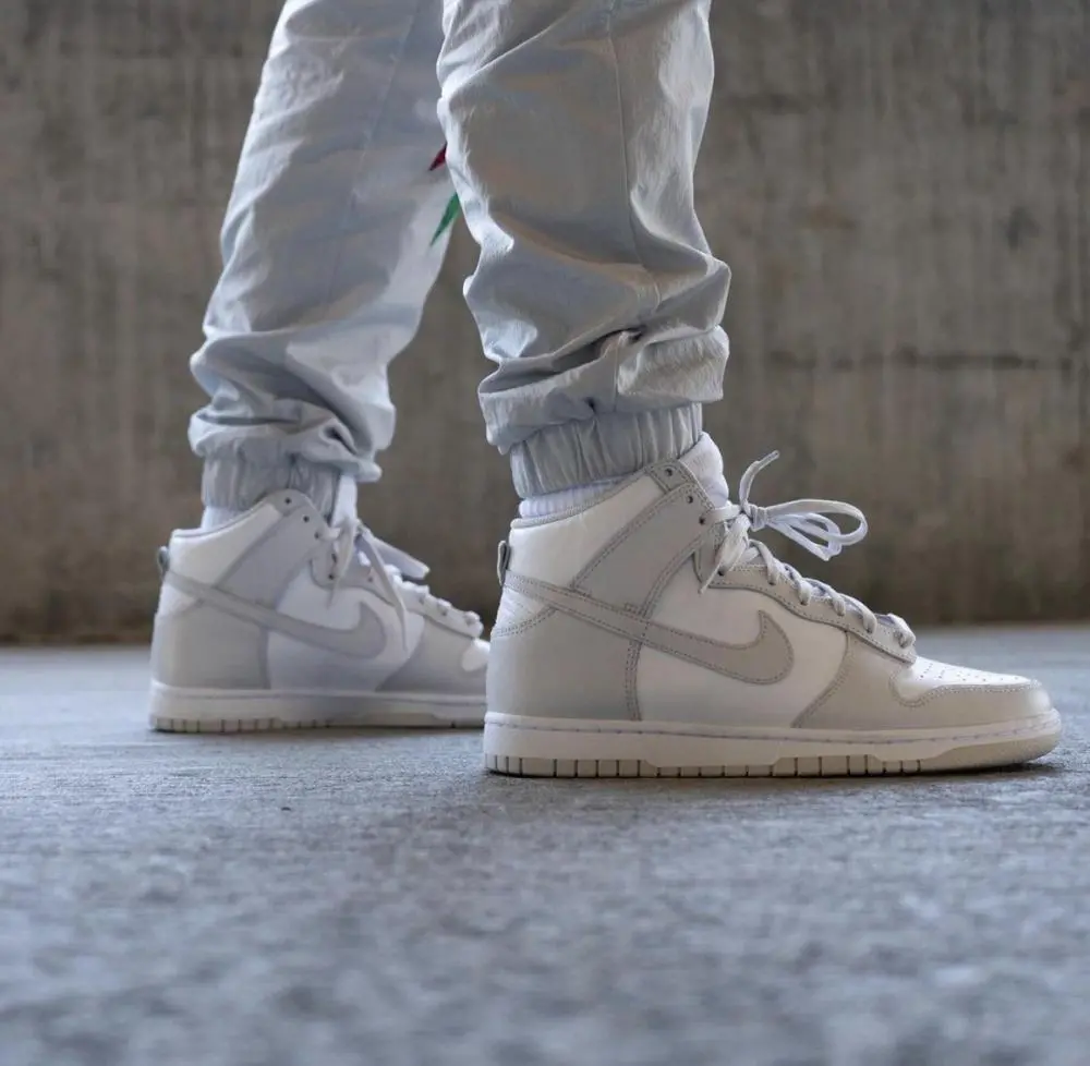 Giày Nike Dunk High 'Vast Grey' DD1399-100 - Ảnh 4