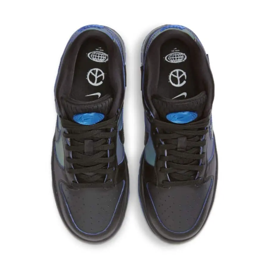 Giày Nike Dunk Low 'Black Royal Iridescent' FB1842-001 - Ảnh 4