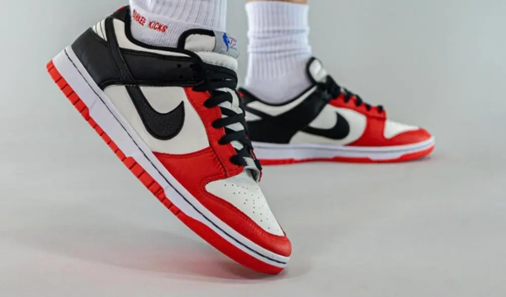 Giày Nike Dunk EMB '75th Anniversary Bulls' DD3363-100 - Ảnh 7