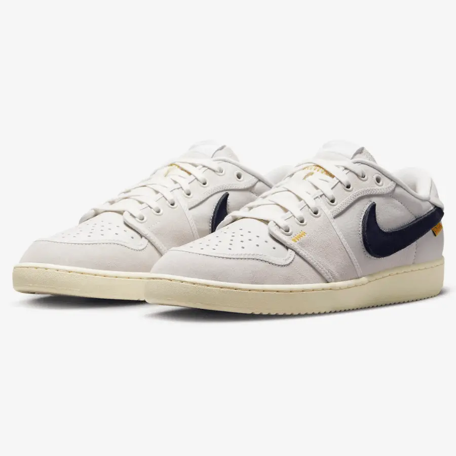 Alternative view of Giày Nike Air Jordan 1 AJKO Low 'Union Sail Leather' DZ4864-100