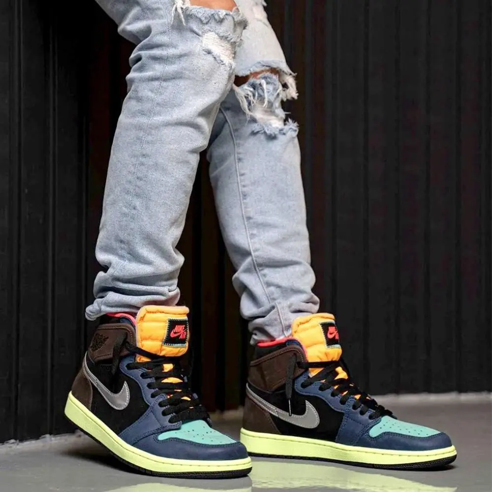 Giày Nike Air Jordan 1 Retro High 'Tokyo Bio Hack' 555088-201 - Ảnh 7