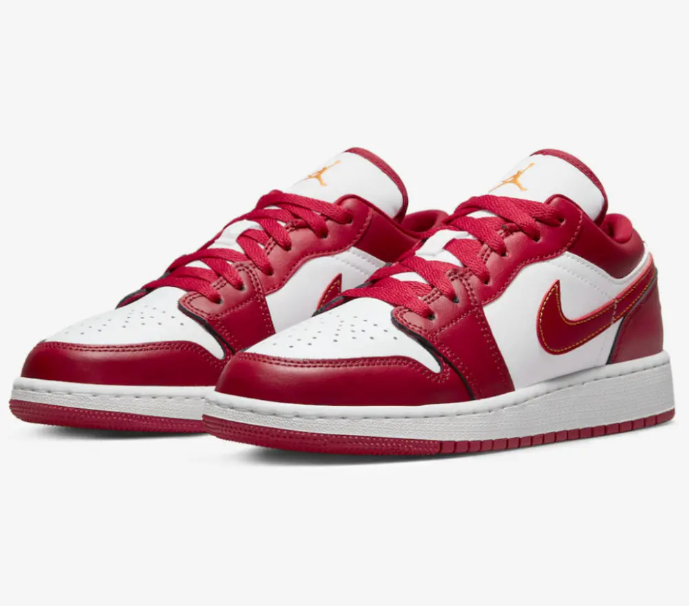 Giày Nike Jordan 1 Low Cardinal Red 553560-607 - Ảnh 5