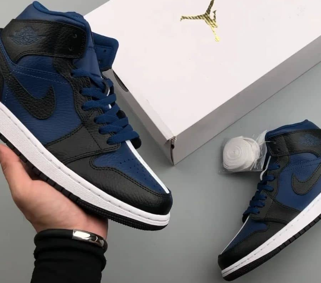 Giày Nike Air Jordan 1 Mid SE ‘Split French Blue’ DR0501-401 - Ảnh 3