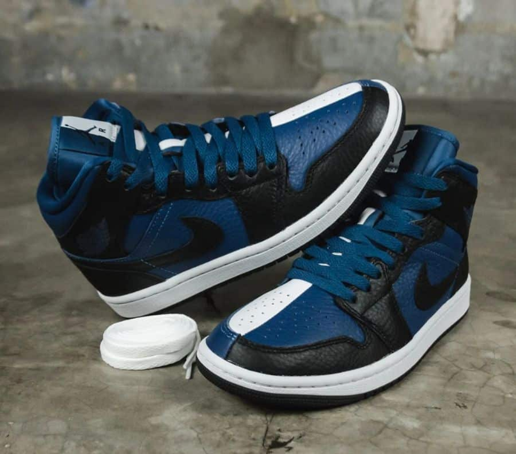 Giày Nike Air Jordan 1 Mid SE ‘Split French Blue’ DR0501-401 - Ảnh 4