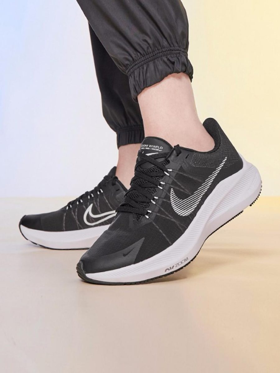 Giày Nike Wmns Zoom Winflo 8 W 'Black White' CW3421-005 - Ảnh 4
