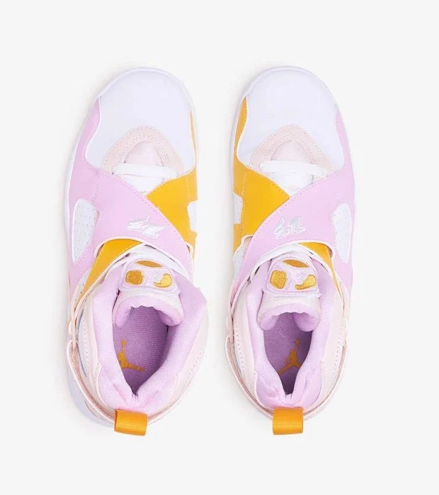 Giày Nike Air Jordan 8 Retro GS 'Light Arctic Pink' 580528-816 - Ảnh 3