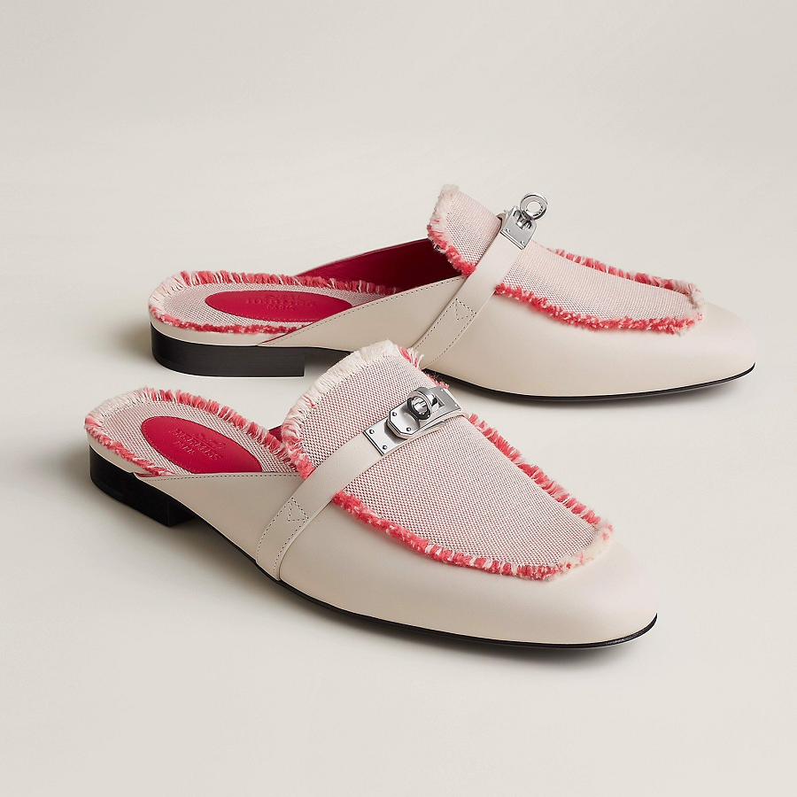 Giày Hermes Oz Mule 'Beige Glaise' H231064ZvC5360 - Ảnh 4