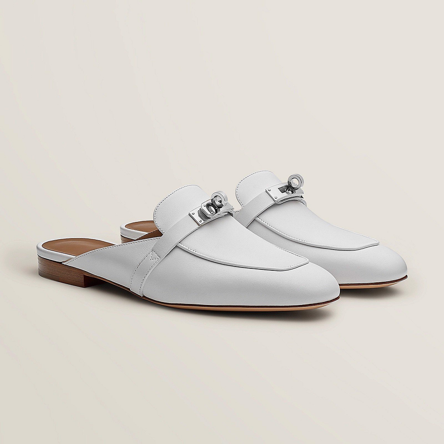 Giày Hermes Oz Mule 'Blanc' H212296Zv02350 - Ảnh 5