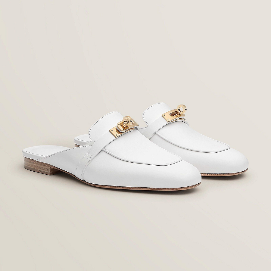 Giày Hermes Oz Mule 'Blanc' H221256Zv90350 - Ảnh 4