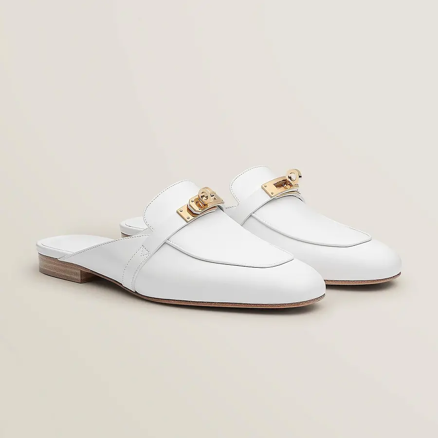 Giày Hermes Oz Mule 'Blanc' H221256Zv90350 - Ảnh 4