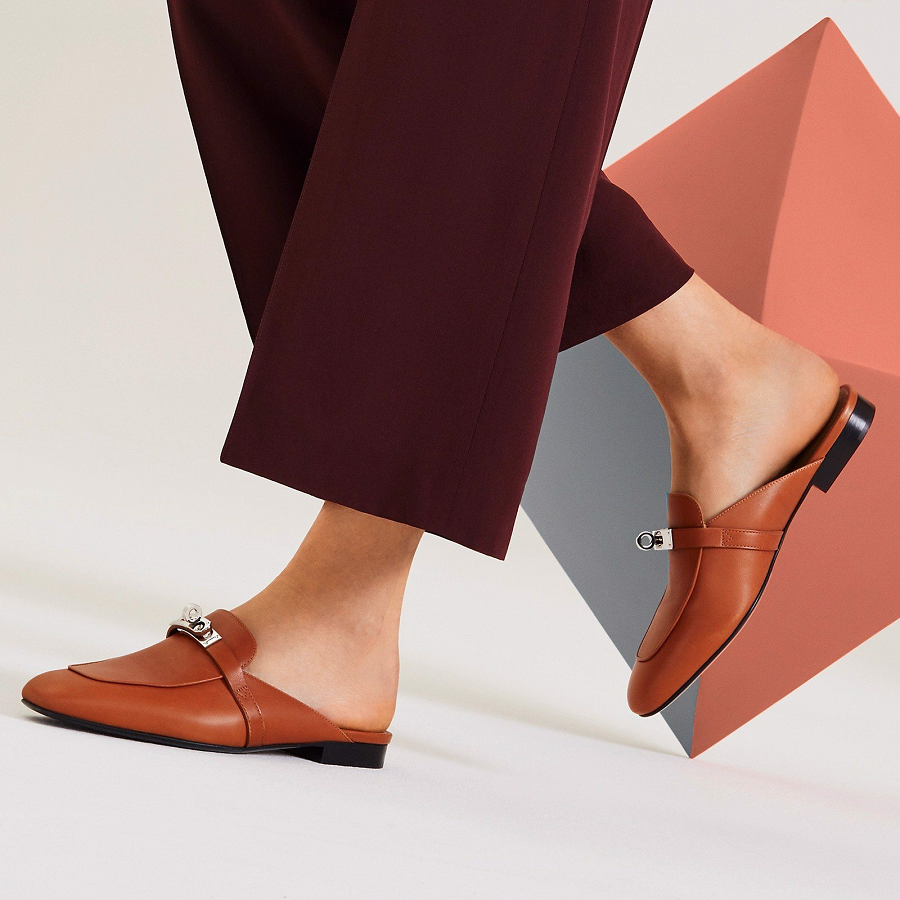 Giày Hermes Oz Mule 'Naturel' H232121ZvA3350 - Ảnh 4