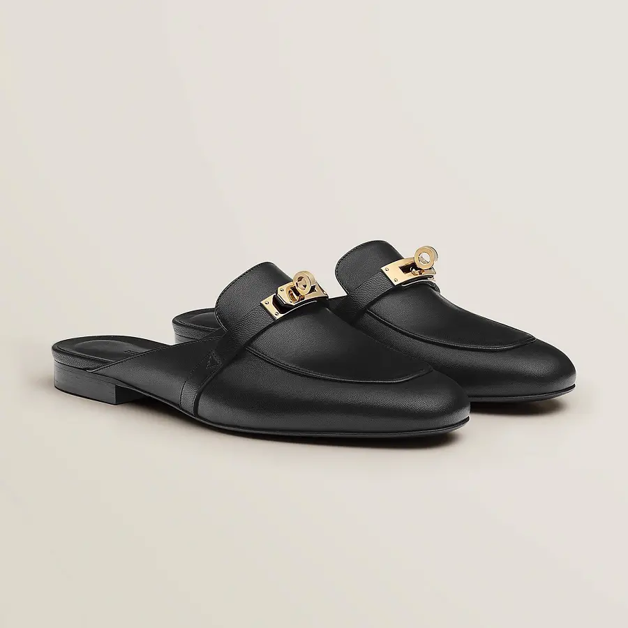 Giày Hermes Oz Mule 'Noir' H221081Zv02350 - Ảnh 5