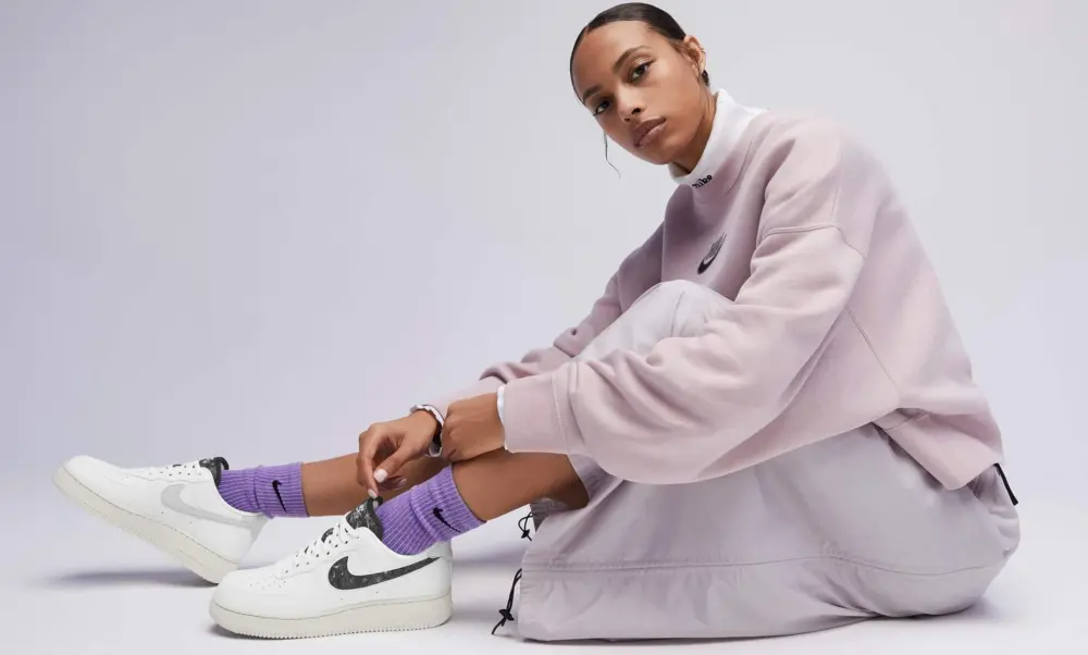 Giày Nike Air Force 1 GS ’07 SE ‘Recycled Wool Pack’ DA6682-100 - Ảnh 3