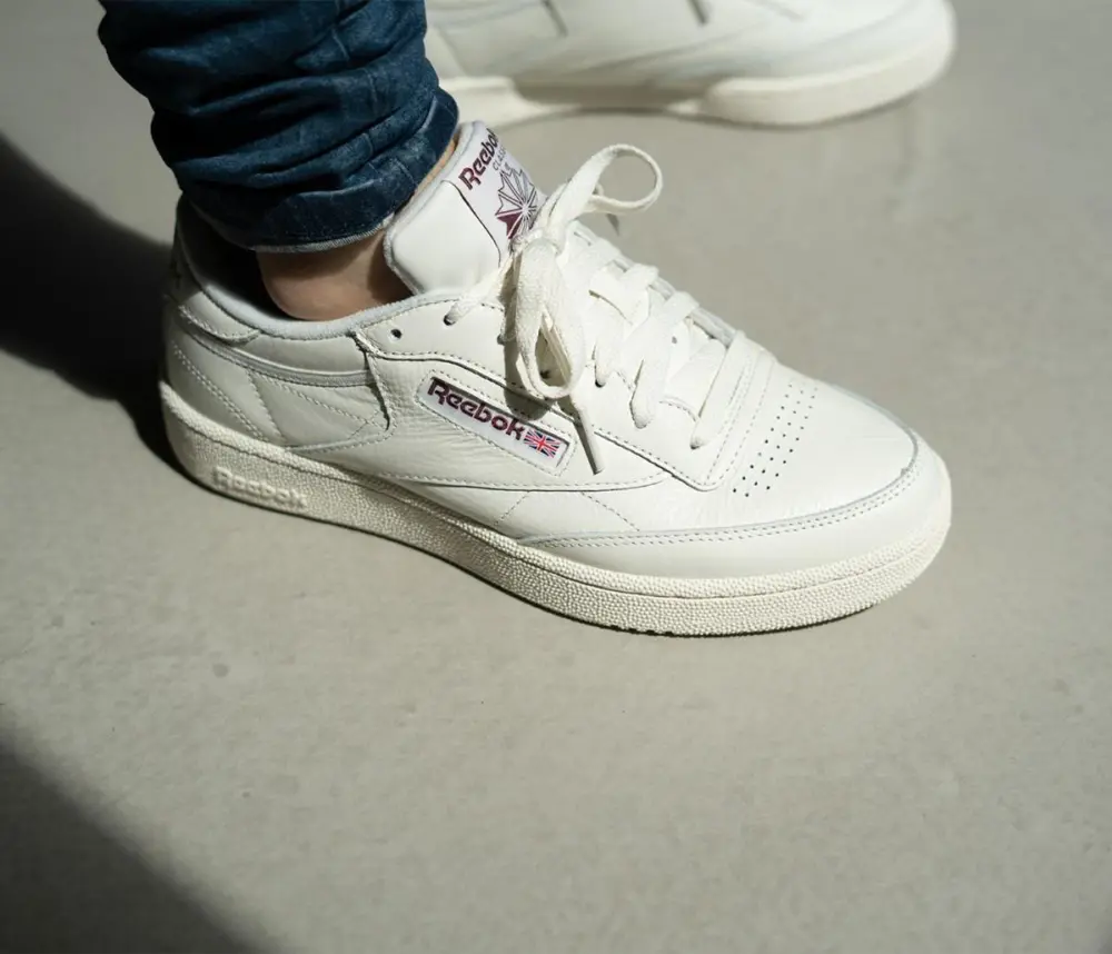 Giày Reebok Club C 85 Vintage 'Chalk Maroon' DV8812 - Ảnh 3