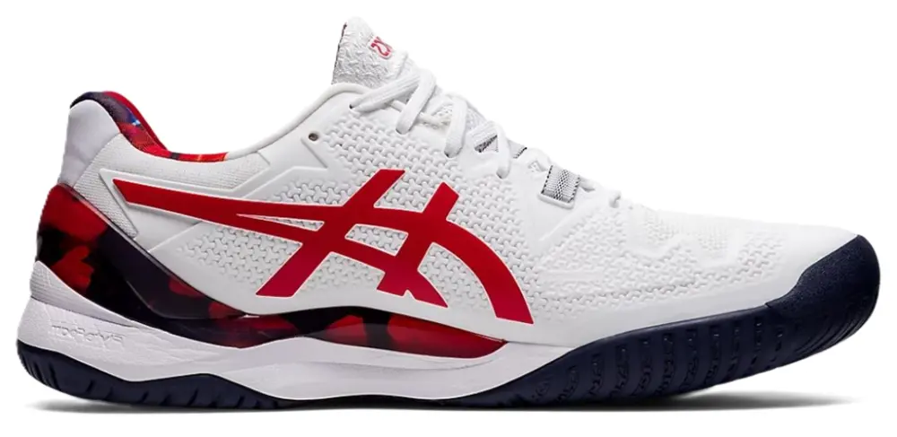 Giày Asics Gel Resolution 8 LE 'White Classic Red' 1041A292-110