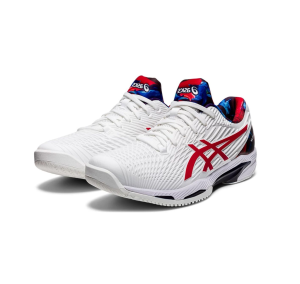 Alternative view of Giày Tennis Asics Wmns Solution Speed FF 2 LE 'White Classic Red' 1041A286-110