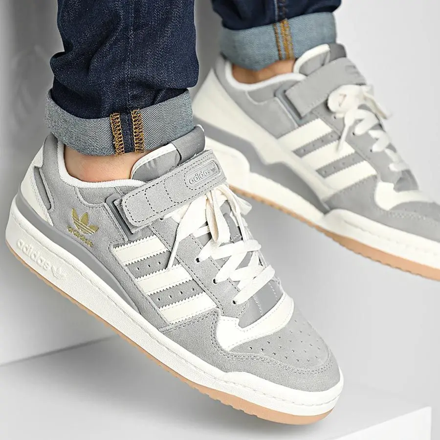 Giày Adidas Forum Low 'Charcoal Solid Grey Gum' FZ6253 - Ảnh 4
