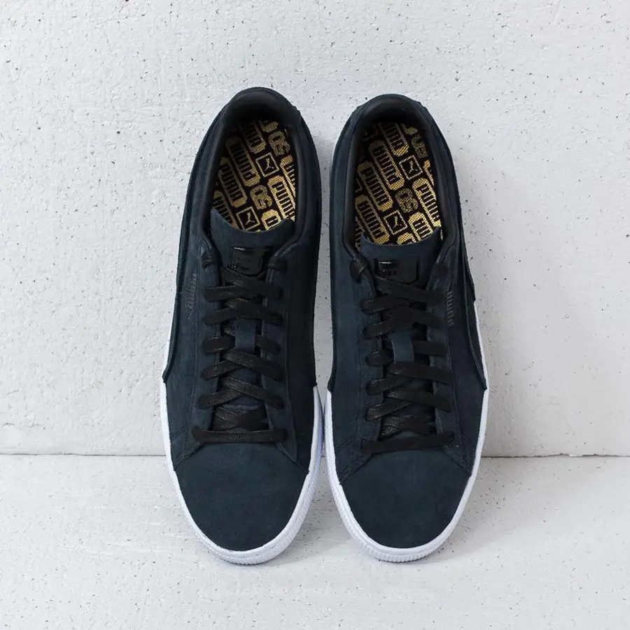 Giày Puma Suede Classic Exposed Seams 'Black' 365348-01 - Ảnh 5