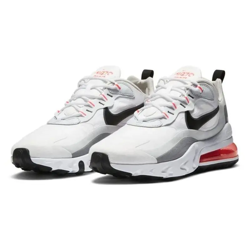 Giày Nike Air Max 270 React 'White Crimson Black' CT1280-100 - Ảnh 2
