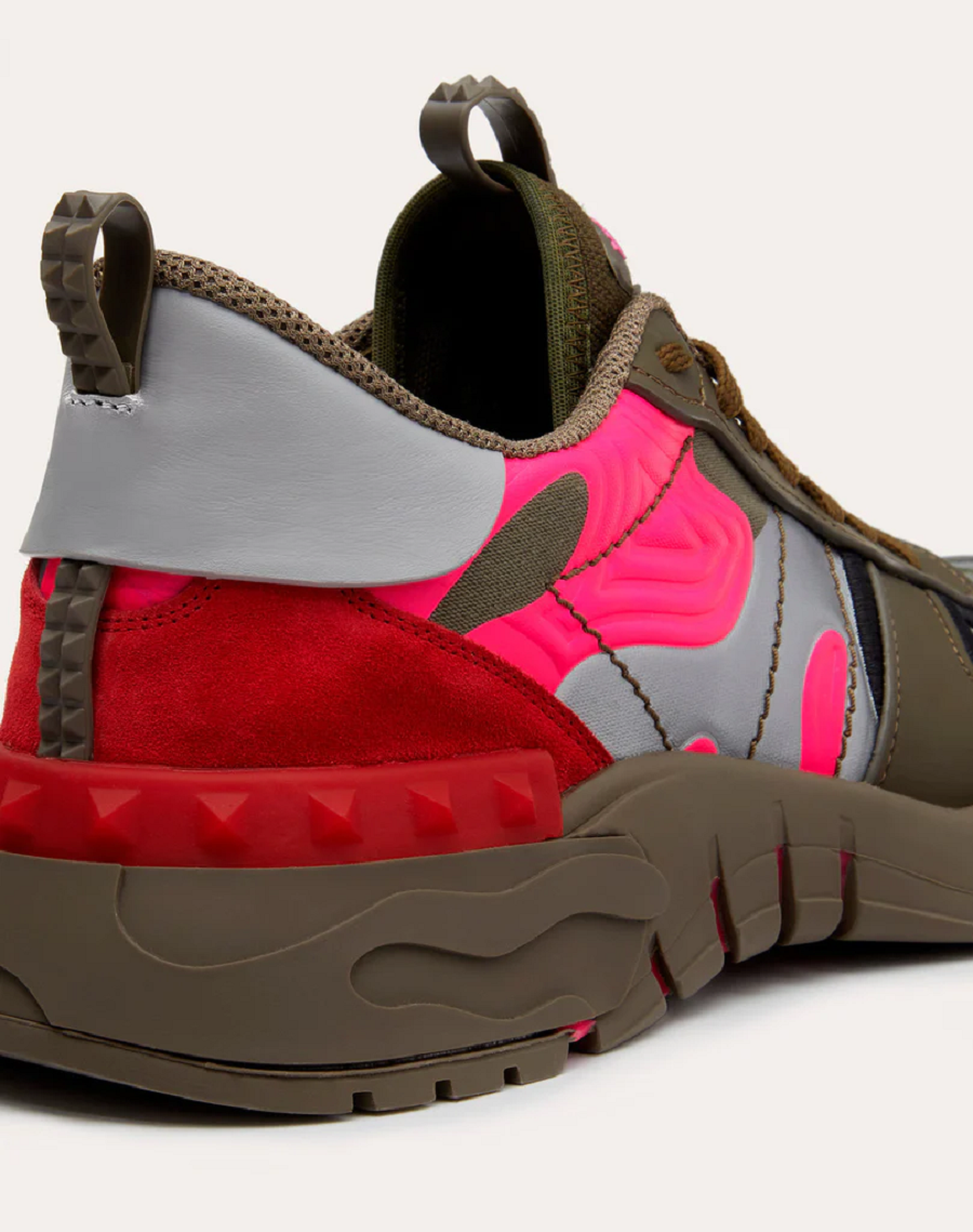 Giày Valentino Camouflage Rockrunner 'Rose' TY0S0C88MHB34G - Ảnh 3