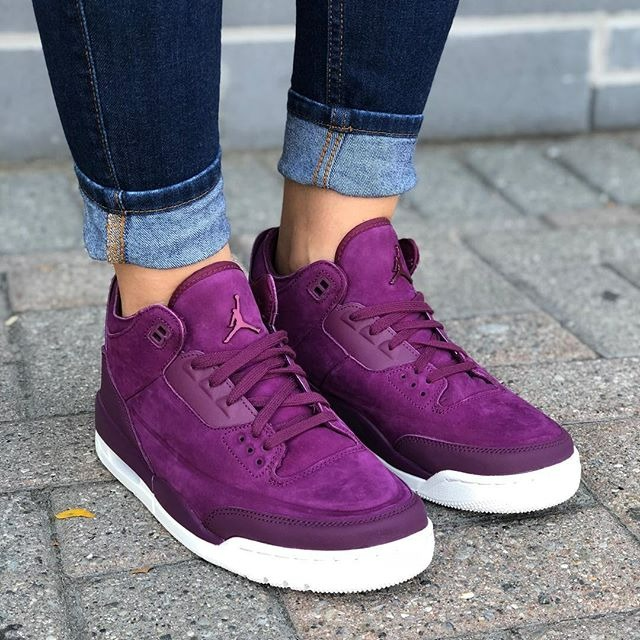 Giày Nike Wmns Air Jordan 3 Retro 'Bordeaux' AH7859-600 - Ảnh 5