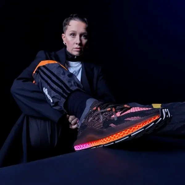 Alternative view of Giày Adidas Ultra 4D Fusio 'Black Orange Pink' FZ2414