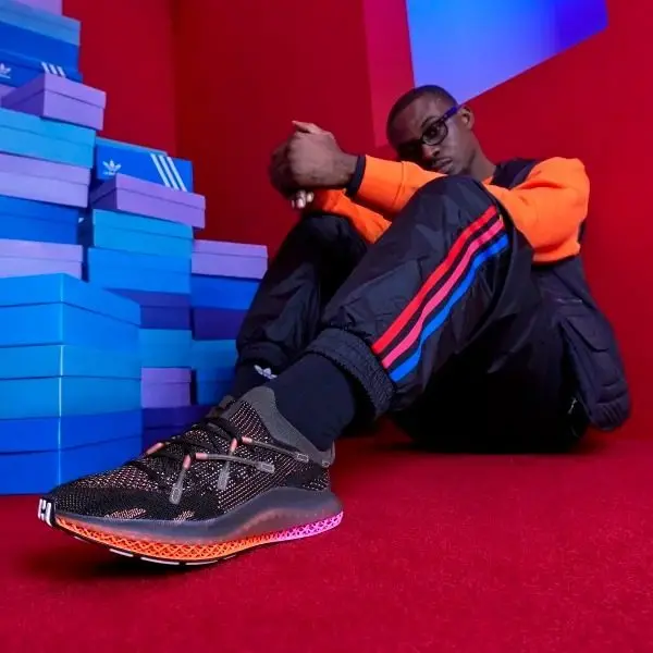 Giày Adidas Ultra 4D Fusio 'Black Orange Pink' FZ2414 - Ảnh 3