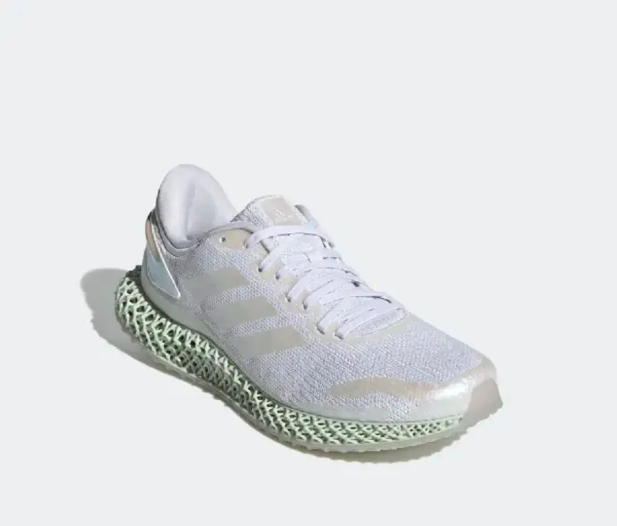 Alternative view of Giày Adidas Parley x 4D Run 1.0 LTD 'White Iridescent' FW1229