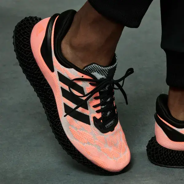 Giày Adidas 4D Runner 'Black Signal Coral' FW6839 - Ảnh 5