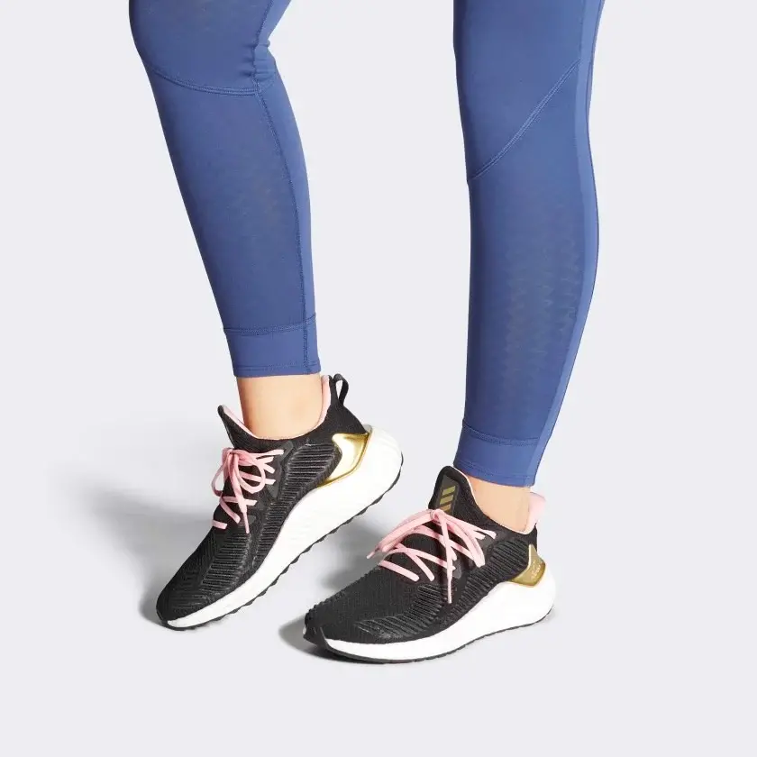 Alternative view of Giày Adidas AlphaBoost 'Pink Gold' EG1431