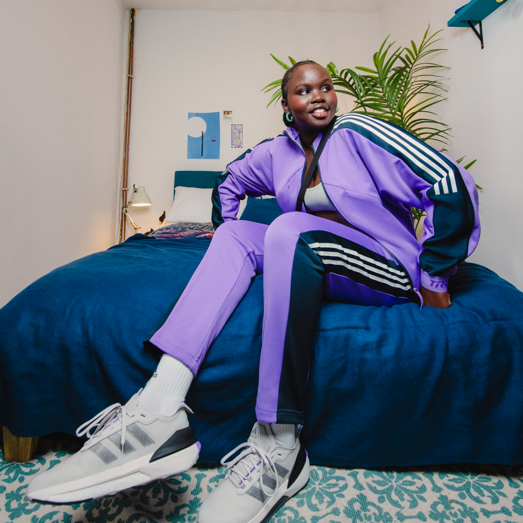 Giày Adidas Avryn 'Grey Silver Violet' ID9422 - Ảnh 3