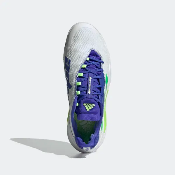 Giày Adidas Barricade 'Neon White Blue' FZ1827 - Ảnh 5