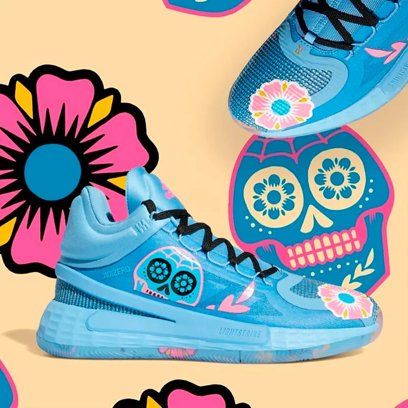 Giày Adidas D Rose 11 'Day Of The Dead' FY9988 - Ảnh 4