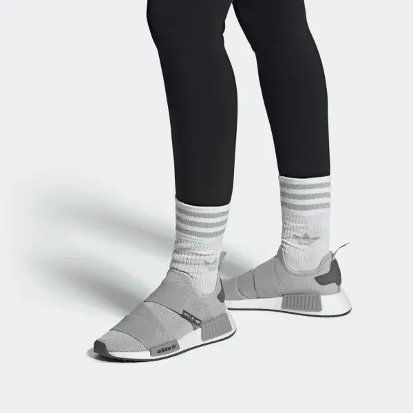 Alternative view of Giày Adidas Wmns NMD R1 Strap 'Grey' GW9470