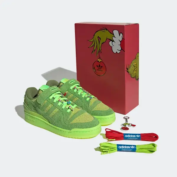 Alternative view of Giày Adidas Dr. Seuss x Forum Low 'Grinch' HP6772