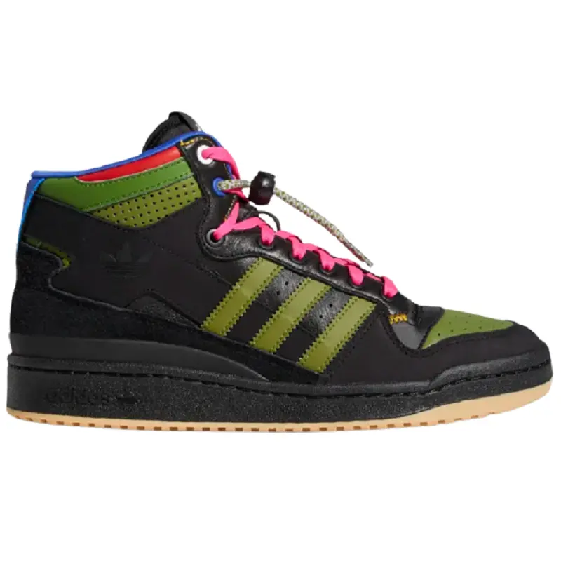 Giày Adidas Forum Mid RT Hebru Brantley 'Black' GZ4396