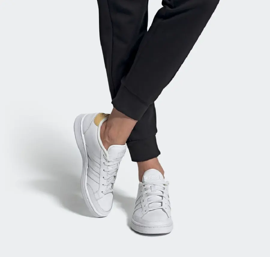 Giày Adidas Wmns Grand Court SE 'White Orange Tint' FW3301 - Ảnh 4