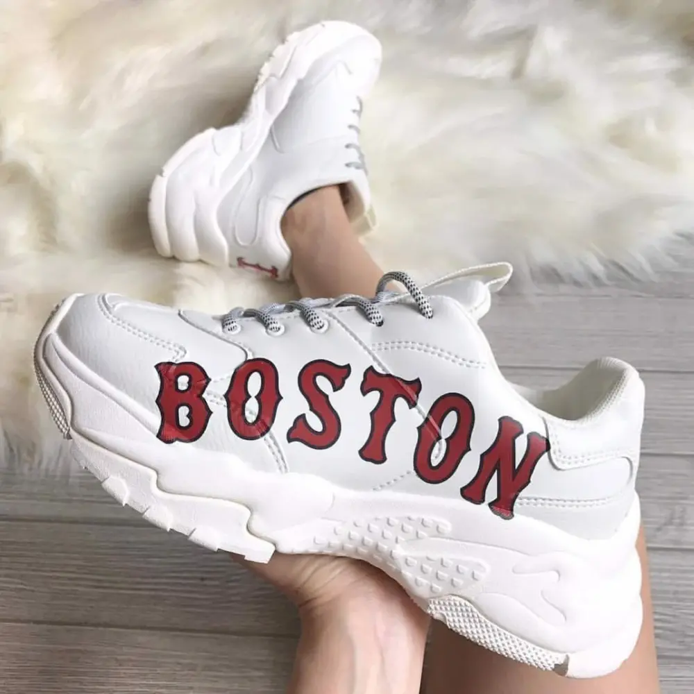 Alternative view of Giày MLB Big Ball Chunky Boston Red Sox 'White Red' 3ASHC201N-43IVS