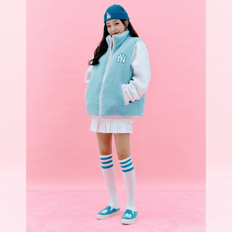 Giày MLB Mule Playball Fleece New York Yankees 3AMUUD216-50BLL - Ảnh 5