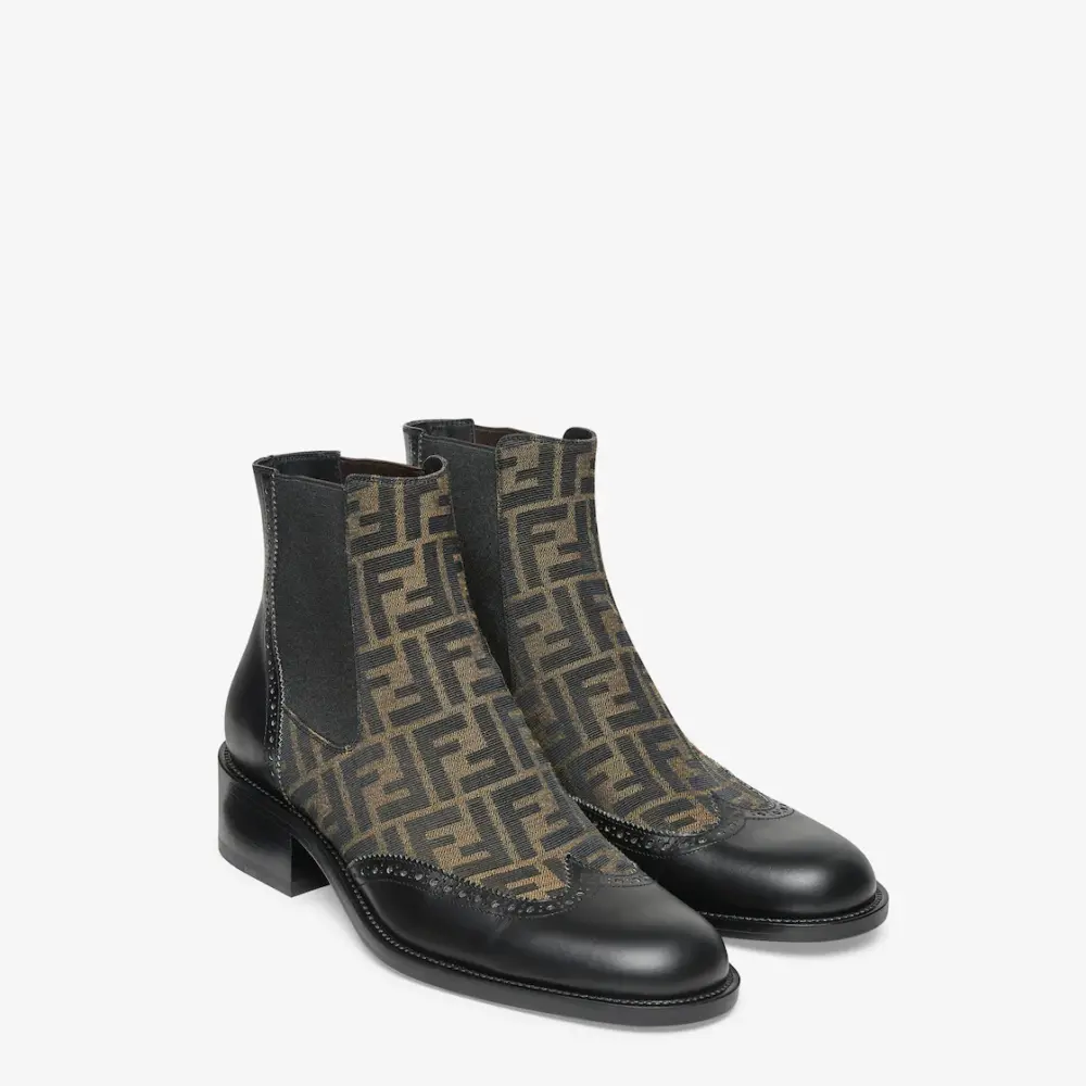 Giày Fendi Ankle Boots 'Black' 7U1558AJZHF0HEB - Ảnh 3