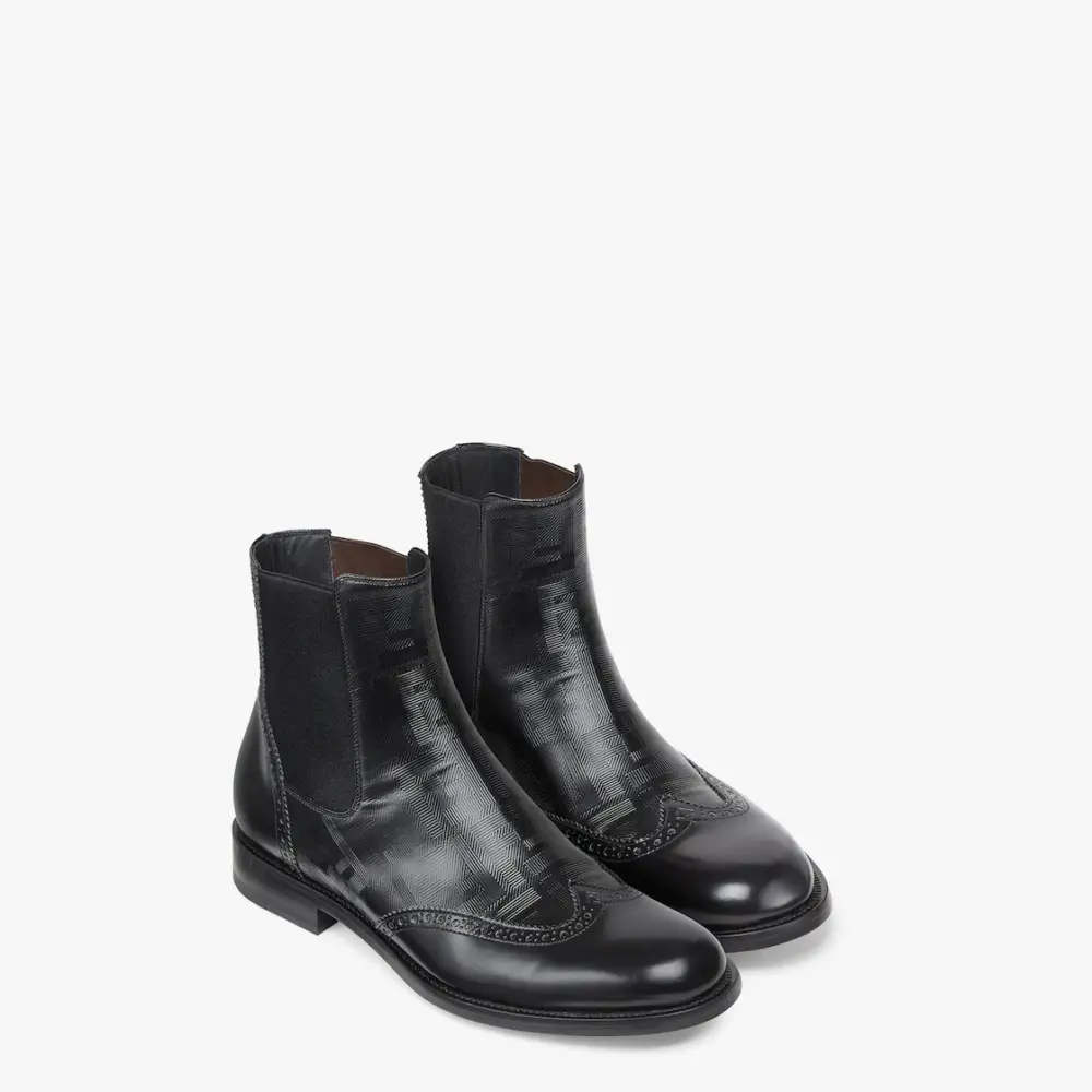 Giày Fendi Chelsea Boots 'Black' 7U1571AK1WF08M4 - Ảnh 3