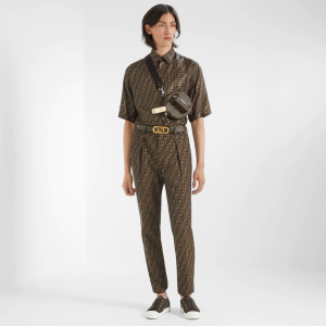 Alternative view of Giày Fendi Domino 'Brown' 7E1553AJZXF0R7V