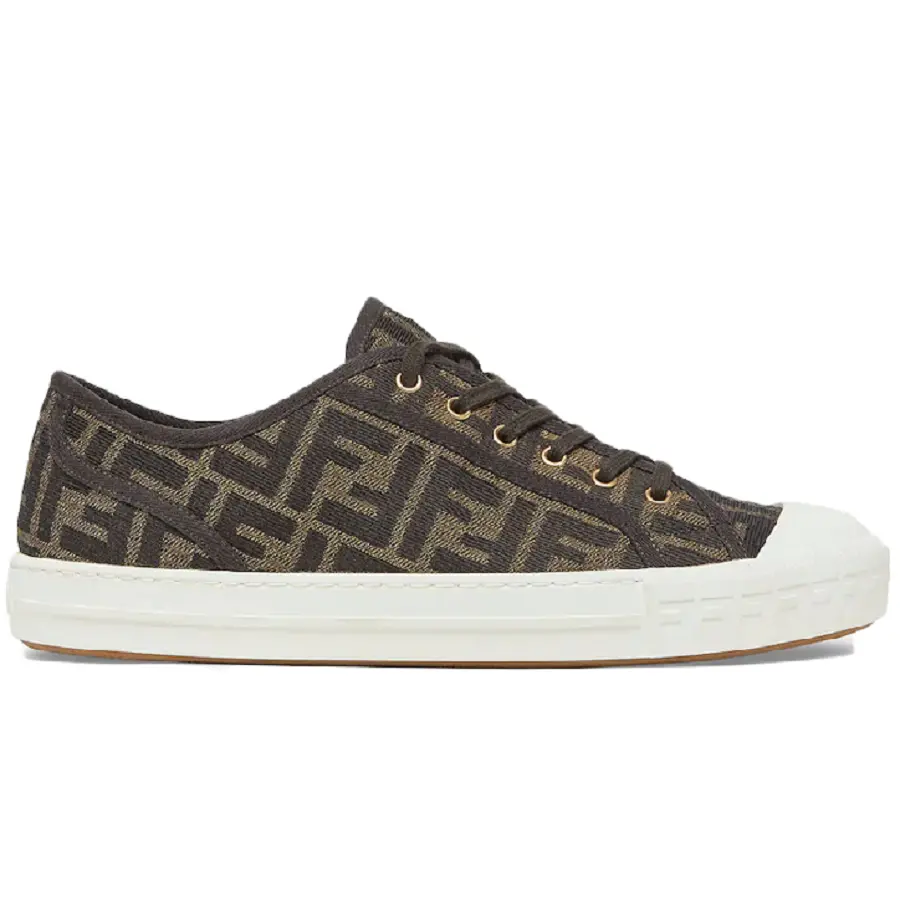 Giày Fendi Domino 'Brown' 7E1553AJZXF0R7V